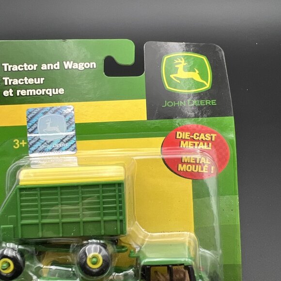ERTL John Deere Tractor Loader with Wagon New 37541 -Tomy - Picture 3 of 11